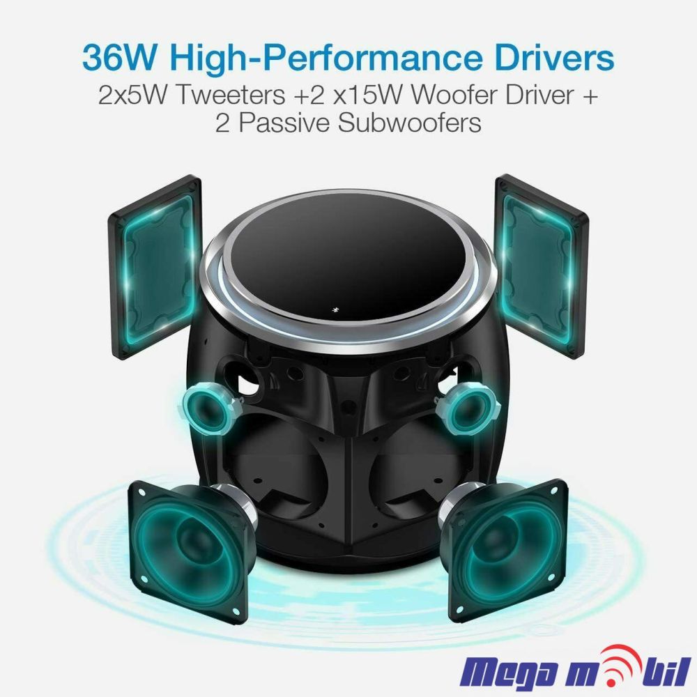 Zvucnik Bluetooth Poweradd Dee-G Mini.